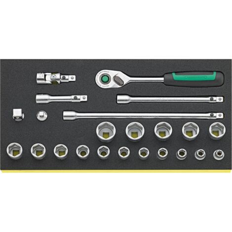 Stahlwille TCS 456/16/7QR Steckschlüssel-Satz 3/8" t 3/8" Steckschluesseleinsaetzen