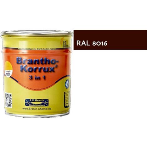 Brantho Korrux 3in1 Rostschutzfarbe - Primer, Rostschutz und Lack