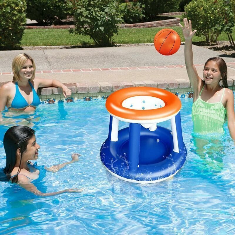 Terrain De Volley-Ball Gonflable Géant EJIA - Piscine Ou Plage - 32x16x6,9 Ft - Neuf
