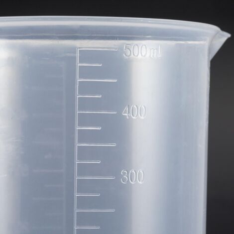 Lot De 4 Flacons De Rangement En Verre Borosilicate 1000ml - Gradués Et Transparents | Marque Uxcell