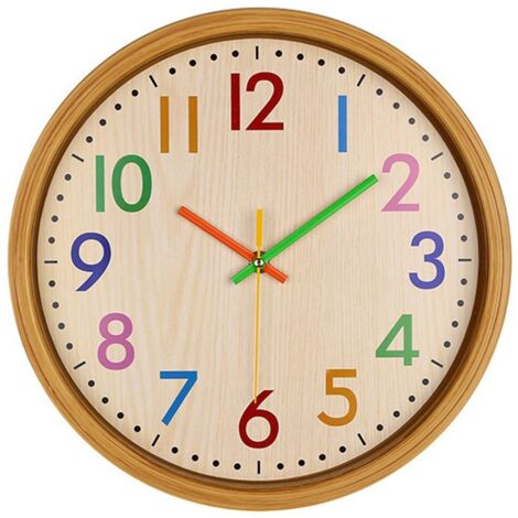 Horloge Murale Horloge Murale Double Face créative Vintage rétro en Fer forgé for Salon Chambre à Coucher Décoration de Bureau Grande Horloge (Color : Noir