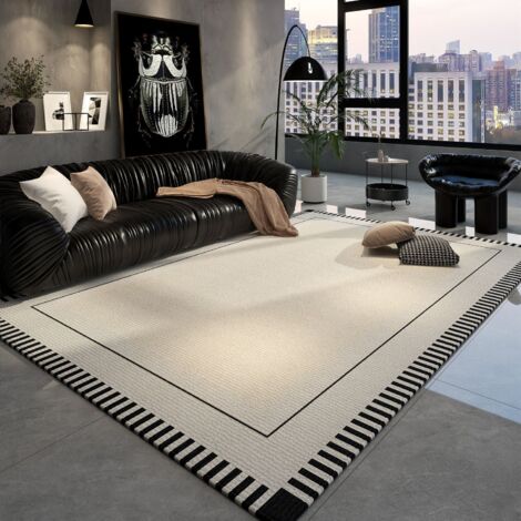 Tapis Grand Format 140x200cm Motif Sonic - Décoration Salon/chambre, Antidérapant, Polypropylène