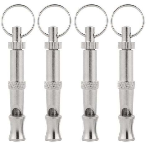 Sifflet à ultrasons pour chien - Sifflet à haute fréquence pour chien - Sifflet à ultrasons réglable pour l'entraînement, l'aboiement, l'assise et le rappel des chiens - 4 pièces (1/5)