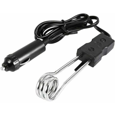 Chauffe-eau électrique à immersion instantanée à économie d'énergie portable chauffage voyage camping pique-nique outil d'eau bouillie pour 12V (1/4)