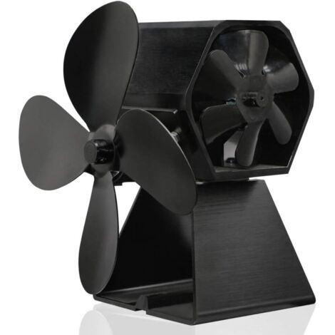 Ventilateur de cheminée, cheminée thermodynamique, ventilateur de poêle, chauffage à double tête, accessoires de cheminée et de poêle (1/5)