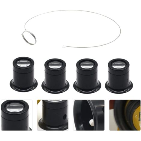 Ensemble fer à souder et fer à dessouder électrique, masque pour les yeux, loupe, lunette de bijoutier, lunettes, restaurateur de bijoux, miroir grossissant, loupe, langue, bague en acier multifonctio (1/5)