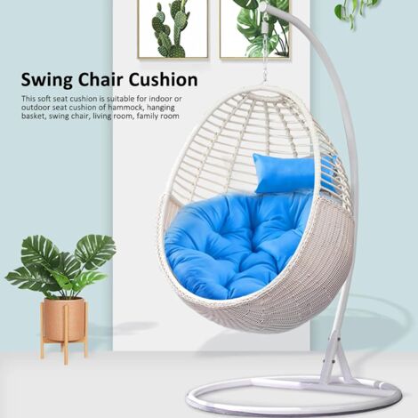 Coussin Fauteuil Suspendu Macrame Doux 105Cm, Balançoire Suspendue
