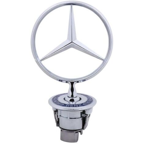 Convient pour Mercedes-Benz tête de blé carrée marque couverture d'avion carréeW124 W202 W203 W208 W210/44mm (1/5)