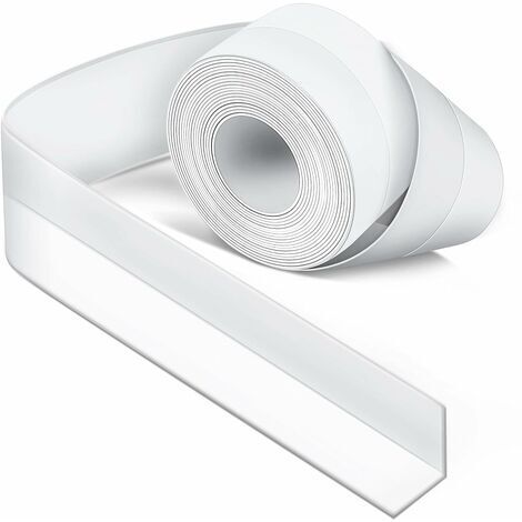 Rapanda – Bande d'étanchéité silicone blanc 38mm – Imperméable et résistant à l'humidité – Installation facile dans coins et surfaces courbes (1/5)