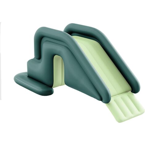 Treetalk – Toboggan de piscine gonflable – Matériau PVC résistant – Base stabilisée pour sécurité – Compatible piscines enterrées et hors sol