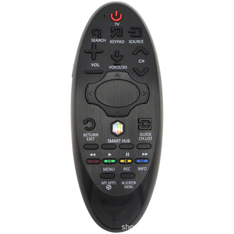 Télécommande 2 en 1 Télécommande Universelle pour Samsung TV Télécommande BN59-01184D 01181D 01182D 01185D 01182G Smart TV Télécommande 13.252.3cm Noir