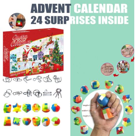 Calendrier De L'Avent Casse-Noisette 2025 - 24 Pendentifs Acrylique | Décoration Compte à Rebours Noël Pour Maison