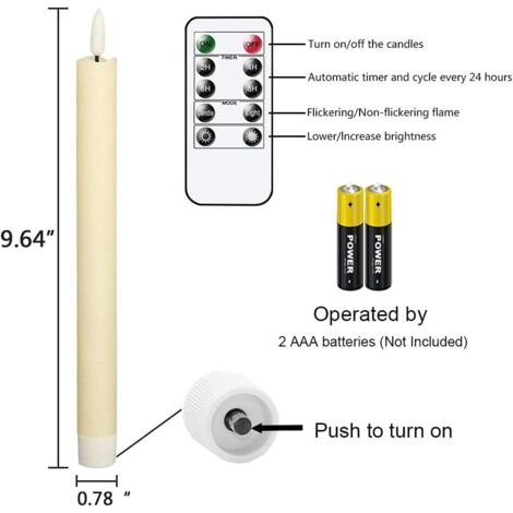 Bougie LED avec Telecommande, bougies mariage - Badaboum, bougie led avec teleco