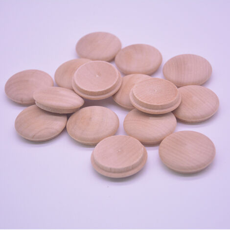 Clou de décoration　Lot de 100 bouchons en bois de cerisier 25x20mm-RAPANDA