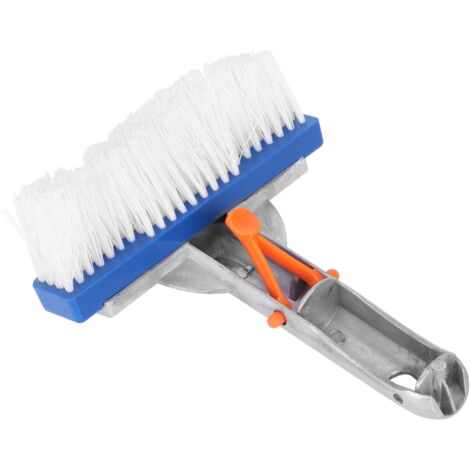 Brosse de piscine portable en nylon de 14 cm (5,5 pouces) pour le nettoyage des parois et du fond de piscine. Accessoire idéal pour nettoyer les parois et le fond de votre piscine.