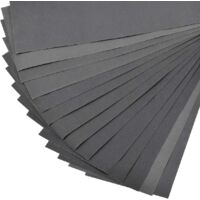 Langray – Papier de verre abrasif multi-grains 14 pièces – 400 à 2000 – Pour bois, métal, verre et jade – Usage à sec ou humide