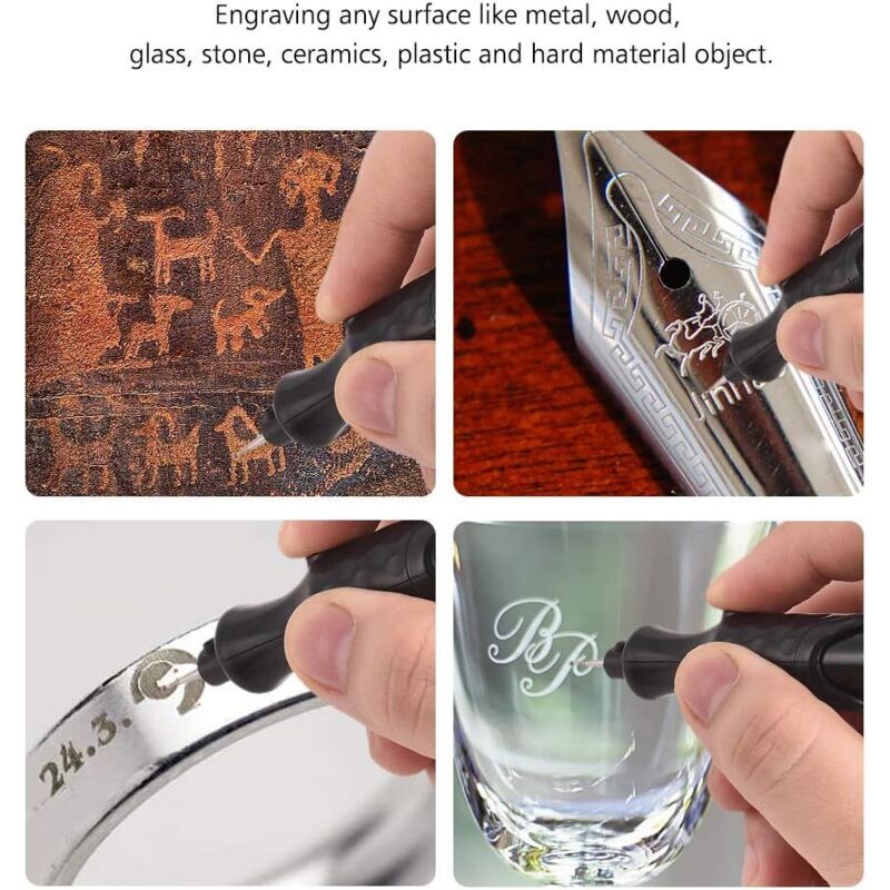 Stylo De Gravure à Pointe Diamant Pour Métal, Bois, Verre, Pierre