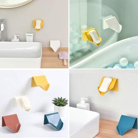 Porte-savon/éponge En Plastique Bleu - Pour Cuisine Ou Salle De Bains - Occasion