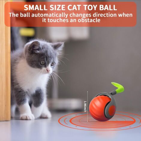 Jouet Interactif Pour Chat - Balle Roulante - Rechargeable Par USB