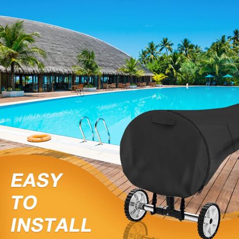 Housse De Protection Pour Échelle De Piscine Hors-Sol - Tissu Oxford 210D, Réglable (122-142cm)