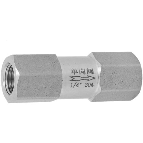 Clapet Anti-retour En Acier Inoxydable 304 - 3/4" BSP Femelle - Installation Verticale, 0-16 Bar