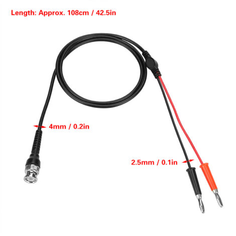 Câble Batterie Voiture RC Câble 300mm Deans Mâle Vers 4mm Banane Mâle – Pour RC, Charge Lipo, Modélisme