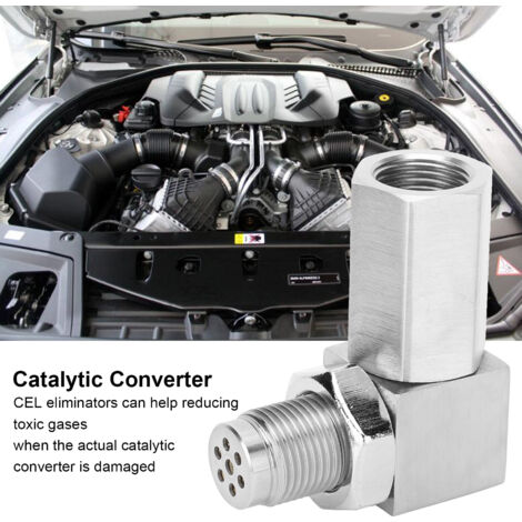 Convertisseur catalytique sport à haut débit en acier inoxydable universel de 2,75 pouces, 200 cellules