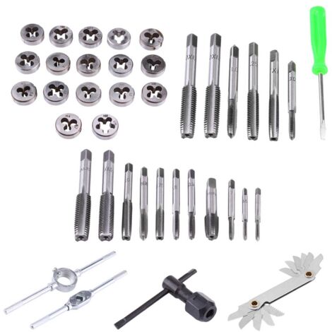 USINE ATELIER HSS Robinet Prise Conique 1Set Die Métrique Filetage M20 X 2.5mm EUR 31,57