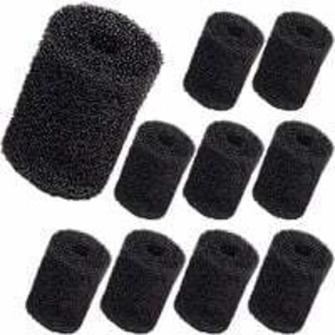 Lot de 10 pièces de rechange pour nettoyeur de piscine Polaris Tail Scrubber (embout de tuyau) - Compatible avec les modèles 180, 280, 360, 380, 480 et 3900. Mousse sur l'extrémité du tuyau.