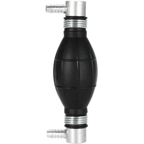 Pompe à carburant manuelle en caoutchouc – Poire d'amorçage pour voitures, motos et bateaux 10 mm (noire) (1/5)