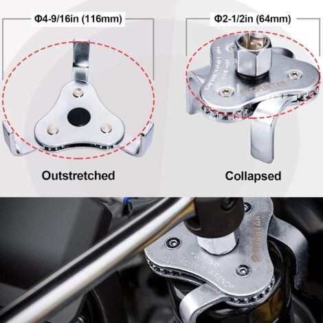 14x Set Kit Clé Coiffe Pr Filtre à Huile Boîte à Outil Cloche Voiture