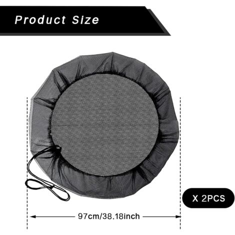 Housse Panier Vélo Imperméable Ronyme - Anti-Pluie, Élastique, Taille L, Argentée