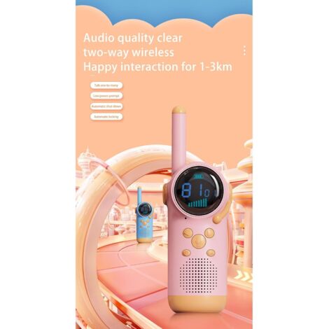 Talkie Walkie Rechargeable Longue Portée,Jeux Exterieur Jouet pour Talkie Walkie Rechargeable Longue Portée,Jeux Exterieur Jouet pour