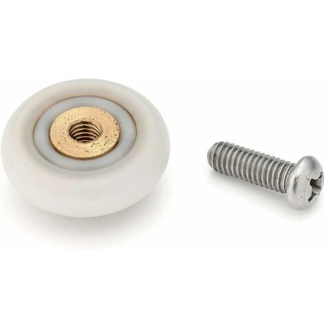 Gtwinsone Lot De 4 Roulettes Pour Porte De Douche Coulissante De 23 Mm