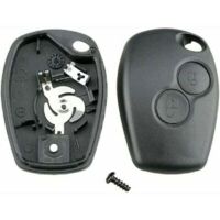 Coque De Clé De Voiture Pour Dacia Duster, Sandero, Logan, Lodgy, Dokker - 2 Boutons, Sans Lame - Remplacement Boîtier Seul