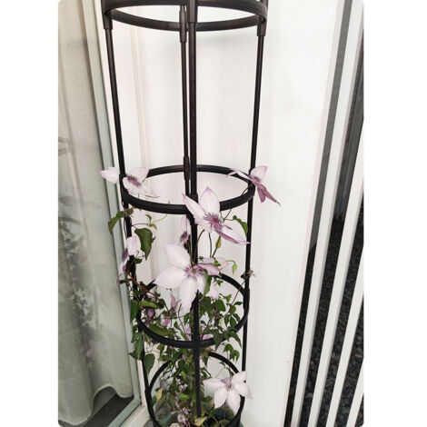 20 Pièces Tuteur Plante, Demi Cercle Support Plante, Réutilisable Tuteur Plante Interieur, Vert