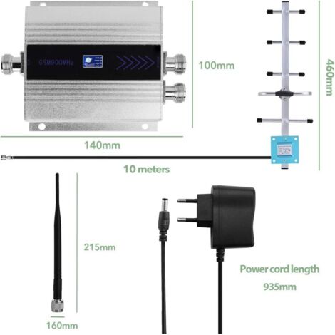 Fdit Amplificateur de signal de téléphone portable Répéteur GSM 4G 3G Fdit Amplificateur de signal de téléphone portable Répéteur GSM 4G 3G