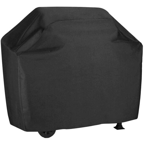 17061117cm Housse Barbecue, Housse Bâche de Protection Résistante de 210D Oxford Protection BBQ à Gaz, Couverture de Grill Anti-Vent/Anti-UV/Anti-l'eau/Anti-l'Humidité/Antipoussière  Noir (1/5)