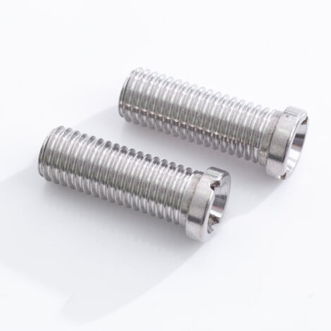 Lot de 20 vis pour panier d'évier – Acier inoxydable 304 – Taille 45mm M12 – Installation facile avec tête fendue – Denuotop - 20PCS (1/5)
