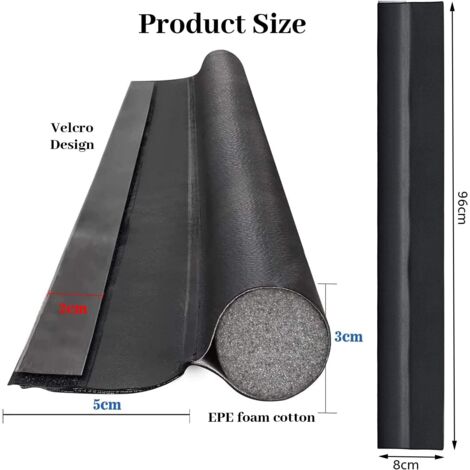 Boudin De Porte 96cm : Anti Froid Bas De Porte Unilatéral avec Joint