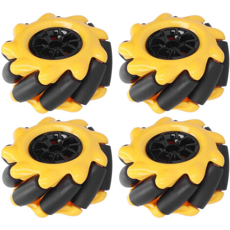 Roue Mecanum 48 Mm – 2 Paires (gauche/droite), Omnidirectionnelle, Pour Robot Et Voiture Intelligente, Compatible TT