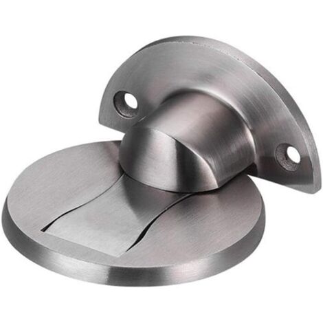 Litzee – Butoir de porte magnétique en acier inoxydable 304 – Installation sans perçage – Résistant aux rayures et à la corrosion – Pour fissures de porte 5-18 mm