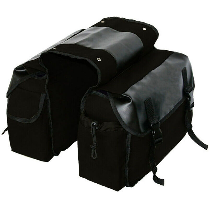 Sacoche De Selle Moto 50L Universelle - Toile Résistante, Grande Capacité, Pour Voyage Et Quotidien