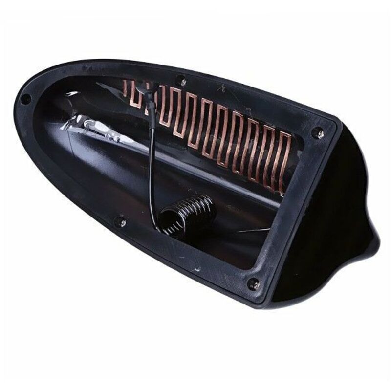 Brilluxa Antenne En Forme D'Aileron De Requin, 5Q0035507B5FQ, Aileron De Toit Noir Brillant, Compatible Avec Skoda Karoq, Kodiaq, Octavia, Superb NP, Accessoire Auto