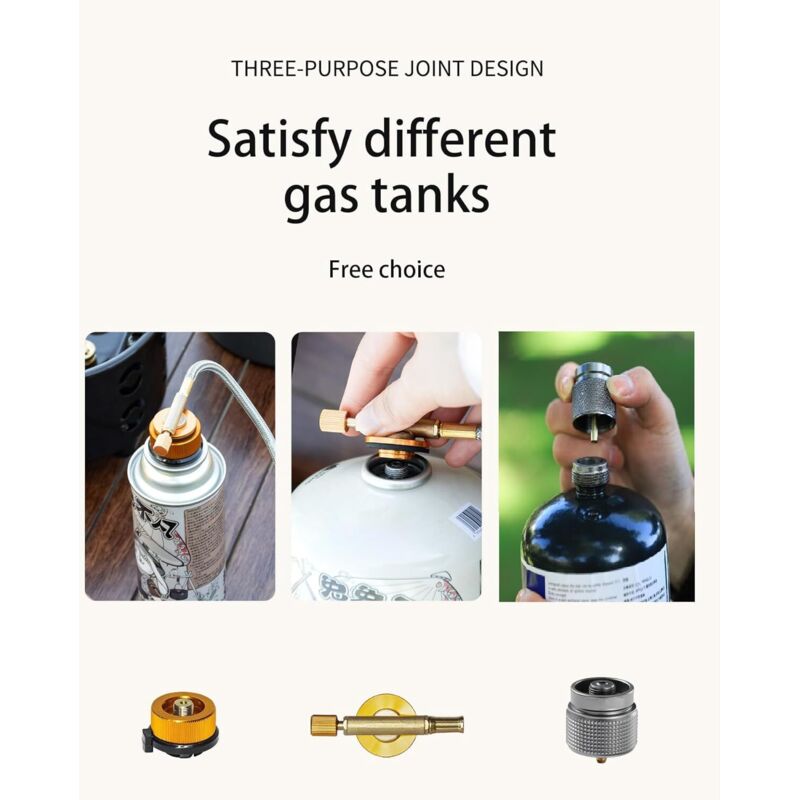 Camping Coupe-Vent - Réchaud à Cassette à Réservoir De Gaz Long Lotos