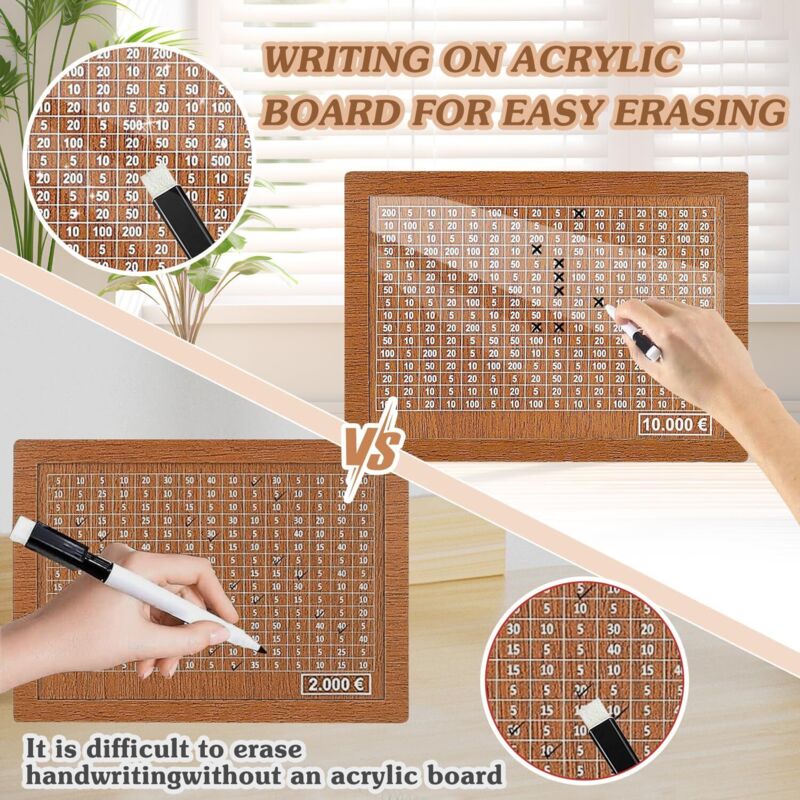 Yosiio Tirelire En Bois, Tirelire Avec Compteur, Tirelire Pour Objectif D'économ