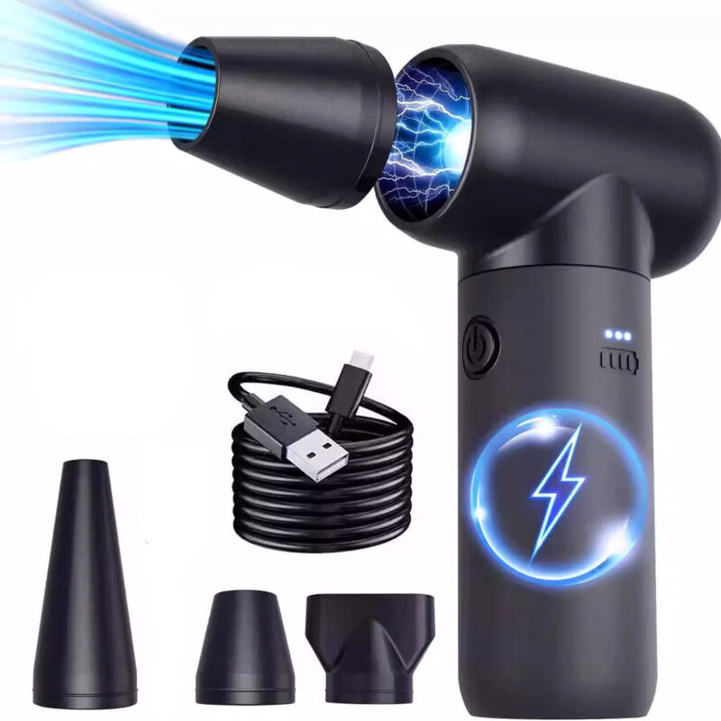 Souffleur Air Comprimé 100000 TR/Min avec Batterie 9000mAh Souffleur Air Comprimé 100000 TR/Min avec Batterie 9000mAh