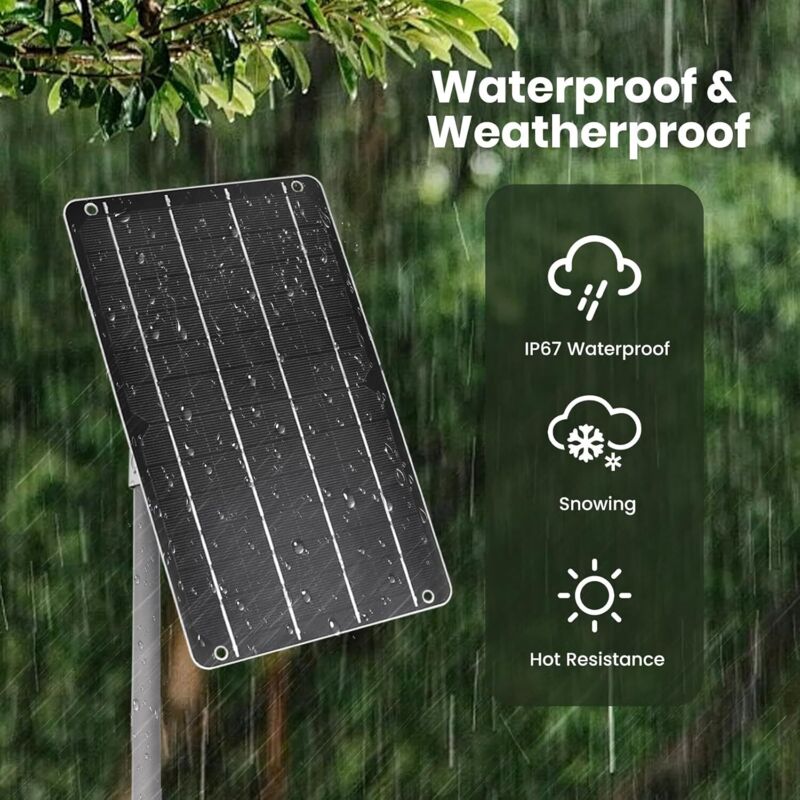 Panneau Solaire Monocristallin 10W 6V Certifié - Panneau Solaire Sans Câble Pour Charge 5-6V