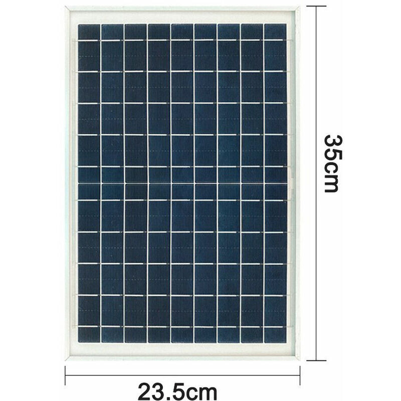 Mistaha 3W 5V Panneau Solaire En Silicium Polycristallin Cellule Solaire DIY Étanche Camping