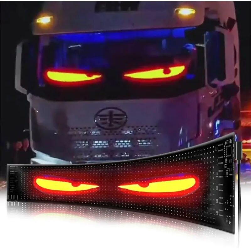 Yeux LED Programmables Pour Camion/Voiture - Contrôle App & Télécommande - Bluetooth